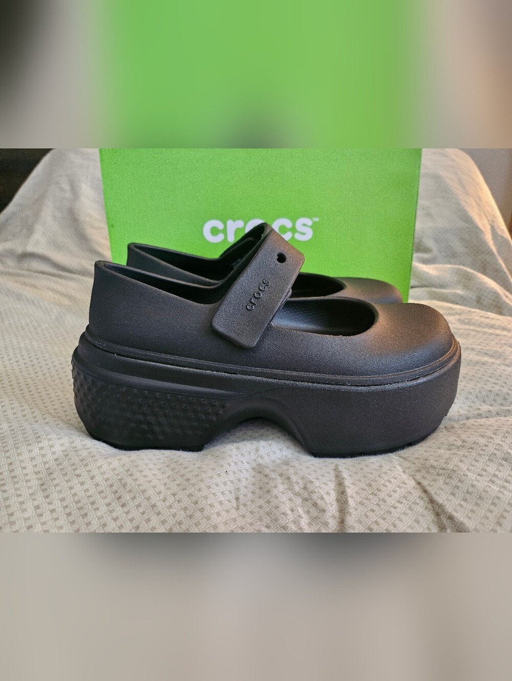 Crocs Stomp Mary Jane Platform Shoes -Size 7